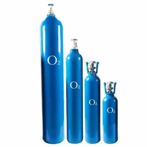 Bouteille d'oxygène de réservoir de gaz d'oxygène médical de vente directe d'usine 200 Bar 50 litres bouteille d'oxygène vide pour médical