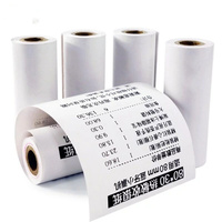 Rouleau de papier thermique pour caisse enregistreuse en pâte de bois 80 x 80 mm pour