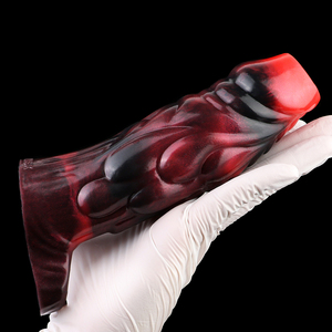 NNSX XL Dragon <span class=keywords><strong>pénis</strong></span> manchon Extender Silicone énorme noeud coq <span class=keywords><strong>gaine</strong></span> avec anneau extensible fantaisie adulte jeu outil Sex Toy <span class=keywords><strong>pour</strong></span> hommes - Product Image 6