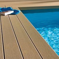 Piscine Offre Spéciale profonde relief 3D sentiment bois poudre extérieur Decking