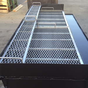 Tùy Chỉnh Kim Cương Mở Rộng Thép Không Gỉ Kim Loại Hình Thoi Thịt Nướng Lưới Cho Bbq Grill Rang Rack - Product Image 3