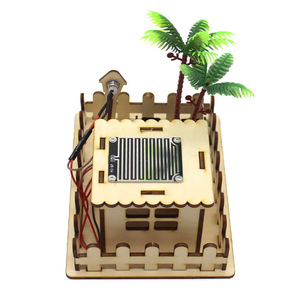 Kit Científico de Casa de Madera con Energía Solar y Árbol de Coco, Juguete Educativo para Niños de 7 a 9 Años, Proyecto STEM DIY - Product Image 3