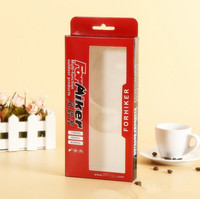 Étui de téléphone pas cher accessoires de téléphone boîte en papier marque personnalisée carton écouteur paquet chargeur emballage boîte à languette suspendue
