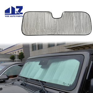 New Front Windshield <strong>Car</strong> Sunshade UV Wind <strong>Screen</strong> Heat <strong>protection</strong> Thickened Sun Visor Modification for Jeep Wrangler 2024 - Product Image 2