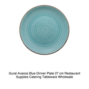 Plato Plano Azul Avanos de 27 cm Gural - Product Image 2