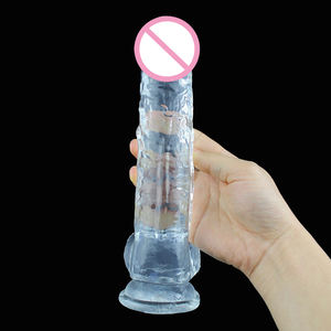 Fabricants en gros de jouets sexuels pour adultes de haute qualité, transparents, en cristal réaliste, écologiques, étanches IPX6, en forme de pénis. - Product Image 5