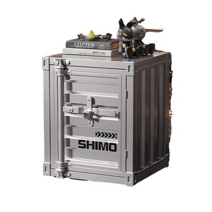 مقصورة صغيرة على الطراز الصناعي ، متينة ، 1 درج ، 2 غرفة نوم أثاث منزلي - Product Image 5