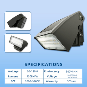 แพ็ค LED ติดผนังปรับแสงขึ้นและรูปพระจันทร์เสี้ยว30W 60W 80W 100W 120W แพ็ค LED ติดผนังสำหรับแนวนอน - Product Image 2