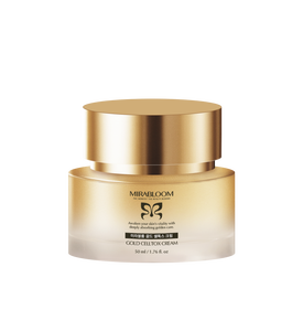 Crema MIRABLOOM GOLD CELLTOX 50g con Oro 24K, Antienvejecimiento, Adenosina, Niacinamida, Iluminadora, Ceramida, Cuidado Antiarrugas, Ecológica - Product Image 3