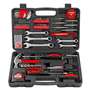 Ensemble <span class=keywords><strong>d</strong></span>'outils manuels multifonctionnels pour la maison, comprenant un tournevis, une clé <span class=keywords><strong>à</strong></span> douille et un coffret rigide pour l'entretien domestique - Product Image 1