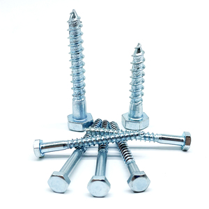 Thép carbon mạ kẽm tự khai thác Hex đầu vít gỗ 50mm huấn luyện viên vít din571 lag vít - Product Image 6