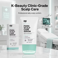 Serum Kulit Kepala OEM/OEM PDRN Menenangkan Iritasi Kulit Kepala Menutrisi Rambut Meredakan Kekeringan dan Gatal Desain Sikat Perawatan Kulit Kepala Serum Pendingin