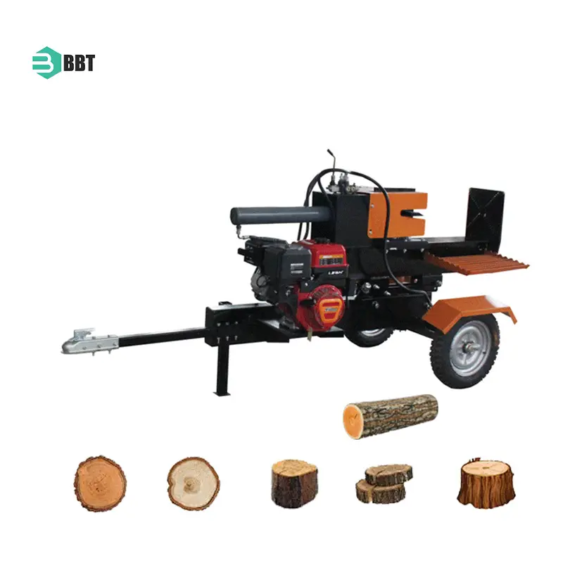 High Capacity Wood Chipper Machine Log Cutter And Splitter Machine Timber Wood Splitting Machine