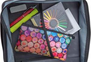 Free Sample BSCI Zipper <b>Binder</b> with Shoulder Strap <b>3</b> <b>Ring</b> 2 Inch <b>Binder</b> with Zipper, Office <b>Binder</b> Organizer Sheet Capacity - Product Image 3