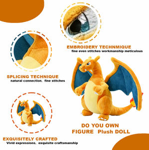 ตุ๊กตาชาริซาร์ดพรีเมียม พีเคเอ็มเอ็น ของเล่นศิลปะแบบกำหนดเอง ตุ๊กตาแบบกล่องสุ่ม - Product Image 5