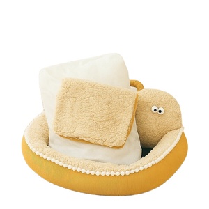<span class=keywords><strong>Cueva</strong></span> Transparente de Plástico para Gatos, Espacio Amplio, Antiadherente al Pelo, Fácil de Limpiar, Casa Escondite para Gatos de Interior con Colchón - Product Image 4