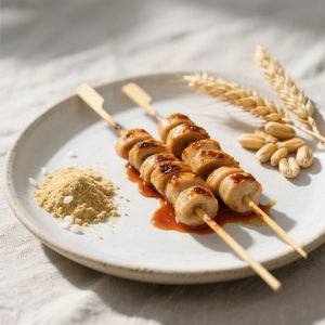 Longsheng, хорошая цена, 82% жизненно важная пшеничная глютеновая мука, пшеничный белок 25 кг, пищевой порошок, хлебная мука - Product Image 2