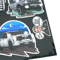 Pegatinas de Vinilo Personalizadas, Resistentes al Agua, Decoración para Vehículos, Adhesivos Duraderos con Temática de Autos