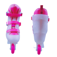 Rollermaster Patins à roulettes urbains pour adultes, roues PU 85A, roulements ABEC-7, châssis en aluminium, chaussures de fitness avec fonction clignotante
