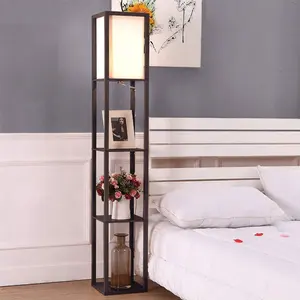 New Release Bedroom Living Room Personality Study Floor Lamp Wholesale Led Wooden Floor Lamp LED Floor Lamp