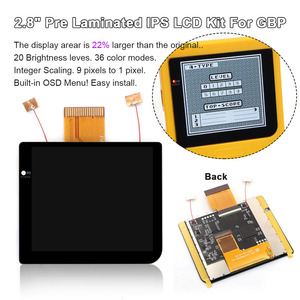 2025 più recente 2.8 "laminato IPS LCD 480x432 con scala intera retroilluminazione Retro Pixel ip schermo LCD Kit per il gioco - Product Image 2