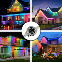 Module Led programmable lumière Led maille vidéo rideau filet façade éclairage RGBW 40mm 24V LED Pixel lumière extérieure pixel Point lumière