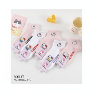 Per Disney per la serie Sanrio calzini da barca Boutique traspirante antiscivolo in maglia Spandex taglia unica estate inverno caviglie Pri - Product Image 1