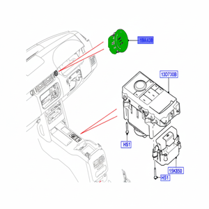 Interruptor de Encendido de un Solo Botón Nuevo, LR091595, Material Plástico para Land Rover Range Rover - Product Image 1