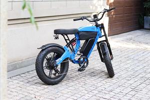 Vélo électrique tout-terrain Oway RUSH, 52V 25Ah, autonomie de 60 miles, suspension pneumatique réglable, pneus tout-terrain, certifié UL - Product Image 6