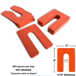 Espaciadores de <span class=keywords><strong>herradura</strong></span> modernos en forma de U de 3 "x 4", sistema de nivelación espaciador de azulejo de 5/8 \ "de espesor para <span class=keywords><strong>apartamentos</strong></span> de azulejo de piso - Product Image 3