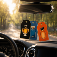 Diffuseur de parfum en coton pour voiture, élégant et longue durée, à évaporation naturelle