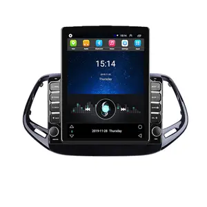 9.7" Tesla Screen For Jeep Compass 2017 2018 Car Multimedia Player GPS Navigator Autoradio Stereo Head Unit