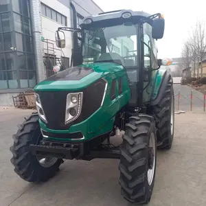 Harga rendah 100hp 110hp traktor pertanian untuk Afrika menggunakan kualitas peralatan pertanian multifungsi dengan mesin QuanChai berkualitas