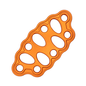 Placa de Anclaje de Aleación de Aluminio de <span class=keywords><strong>Alta</strong></span> Resistencia de 60KN con 8/12/15 Orificios, Equipo de Escalada de <span class=keywords><strong>Montaña</strong></span> para Camping - Product Image 4