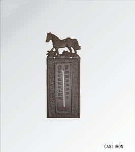 Termômetro de Ferro Fundido para Montagem na Parede, Termômetro Externo Rústico em Forma de Pássaro para Decoração de Jardim - Product Image 3