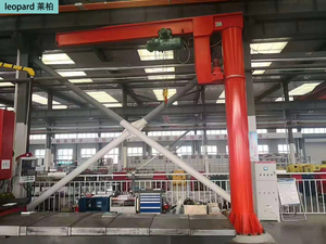 कार्यशाला के लिए पोर्टेबल जीब क्रेन गियर असर मोटर कोर घटकों के साथ हल्के उठाने वाले उपकरण का उपयोग करते हैं - Product Image 6