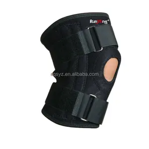 Groothandel Gebreide Elastische Neopreen Winddichte Kniesteun Beschermer Beugel Comfortabele Knie Brace