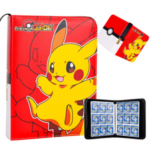 <span class=keywords><strong>Livre</strong></span> de collection Pokémon <span class=keywords><strong>avec</strong></span> porte-cartes de visite à la mode en cuir PU EVA Impression de logo élégant Portable et fermeture à clip - Product Image 2