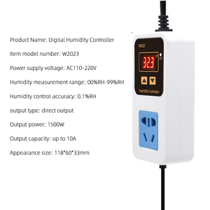 W2023 thông minh hygrostat kỹ thuật số độ ẩm điều khiển chuyển đổi ổ cắm cho nhà kính trang trại chăn nuôi Vườn Ươm Cây Giống ủ - Product Image 5