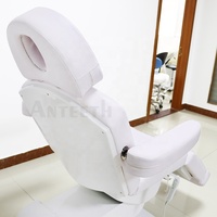 Anteeth Meilleures ventes Table de massage haut de gamme Chaise de traitement dentaire électrique à 4 moteurs Lit de salon de beauté en cuir PVC blanc