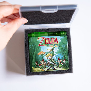 Coque de remplacement et boîte personnalisée Premium <span class=keywords><strong>The</strong></span> <span class=keywords><strong>Legend</strong></span> <span class=keywords><strong>of</strong></span> <span class=keywords><strong>Zelda</strong></span>: <span class=keywords><strong>The</strong></span> <span class=keywords><strong>Minish</strong></span> <span class=keywords><strong>Cap</strong></span> pour Game Boy Advance SP avec impression UV - Product Image 2