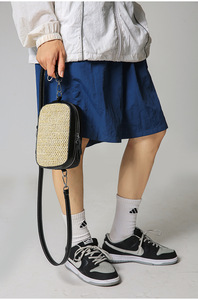 กระเป๋าคาดเอวสานทรงโบโฮกันน้ำ  สำหรับฤดูร้อน  แบบ unisex  ขนาดเล็ก  ใส่ของไปทะเลได้  พร้อมช่องใส่เหรียญ  ซิปปิด  ลดราคา - Product Image 6