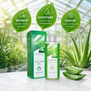 Gel di Aloe Vera Rinfrescante e Lenitivo, Idratante per Viso e Corpo, Cura Dopo-Sole, Calmante per la Pelle, 300g, Naturale, OEM Personalizzato - Product Image 5