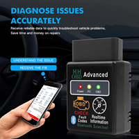 Herramienta de Escaneo Bluetooth para Automóviles ELM327, Detector de Fallas de Automóviles OBD2 Bluetooth