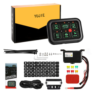 6ギャングSPOT LIGHTSスイッチパネルサーキットブレーカー付き - Product Image 1