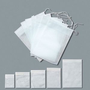 Bolsa de Tela No Tejida de PLA Personalizada con Cordón para Té y Café, en Venta - Product Image 1