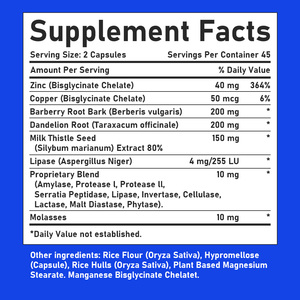 Premium Quality Liver Detox Capsules Contains Barberry Root Bark With Dandelion Root Supports Liver Function Adult Detox Capsule - Product Image 2