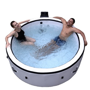 Jacuzzi Inflable Redondo para Uso Interior y Exterior con Masaje y Calefacción - Product Image 1