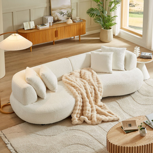 Modern Living Room Furniture Set <b>Sofa</b> Fluted Coffee <b>Table</b> Lounge Recliner Storage Cabinet Hotel Modular Design Villa - Product Image 5