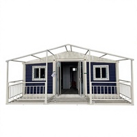 Casas Portátiles de Alta Calidad, 2 Dormitorios, Multifuncionales, Expandibles, Plegables, Tipo Contenedor, para Uso Escolar y en Supermercados